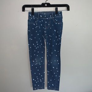Levi polka dot jeggings (size 6)